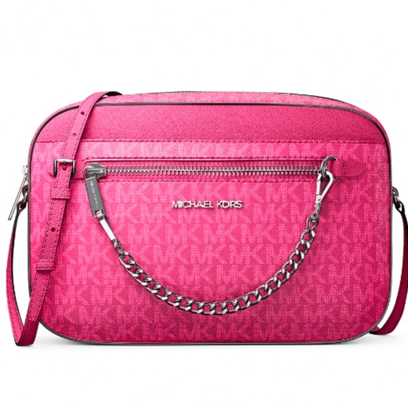 Michael Kors Handbags - NEW Michael Kors Crossbody Bag - Dragon Fruit Monogram